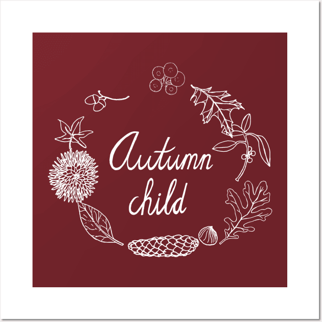 Autumn child Wall Art by MarjolijndeWinter